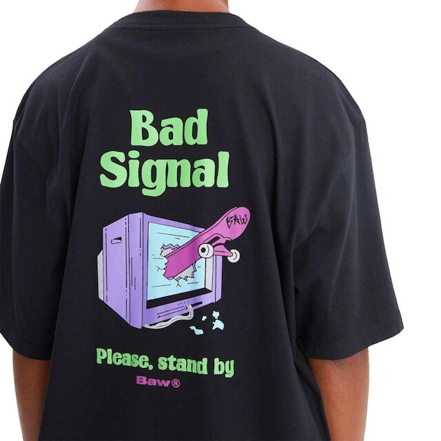 Camiseta Baw Manga Curta Bad Signal