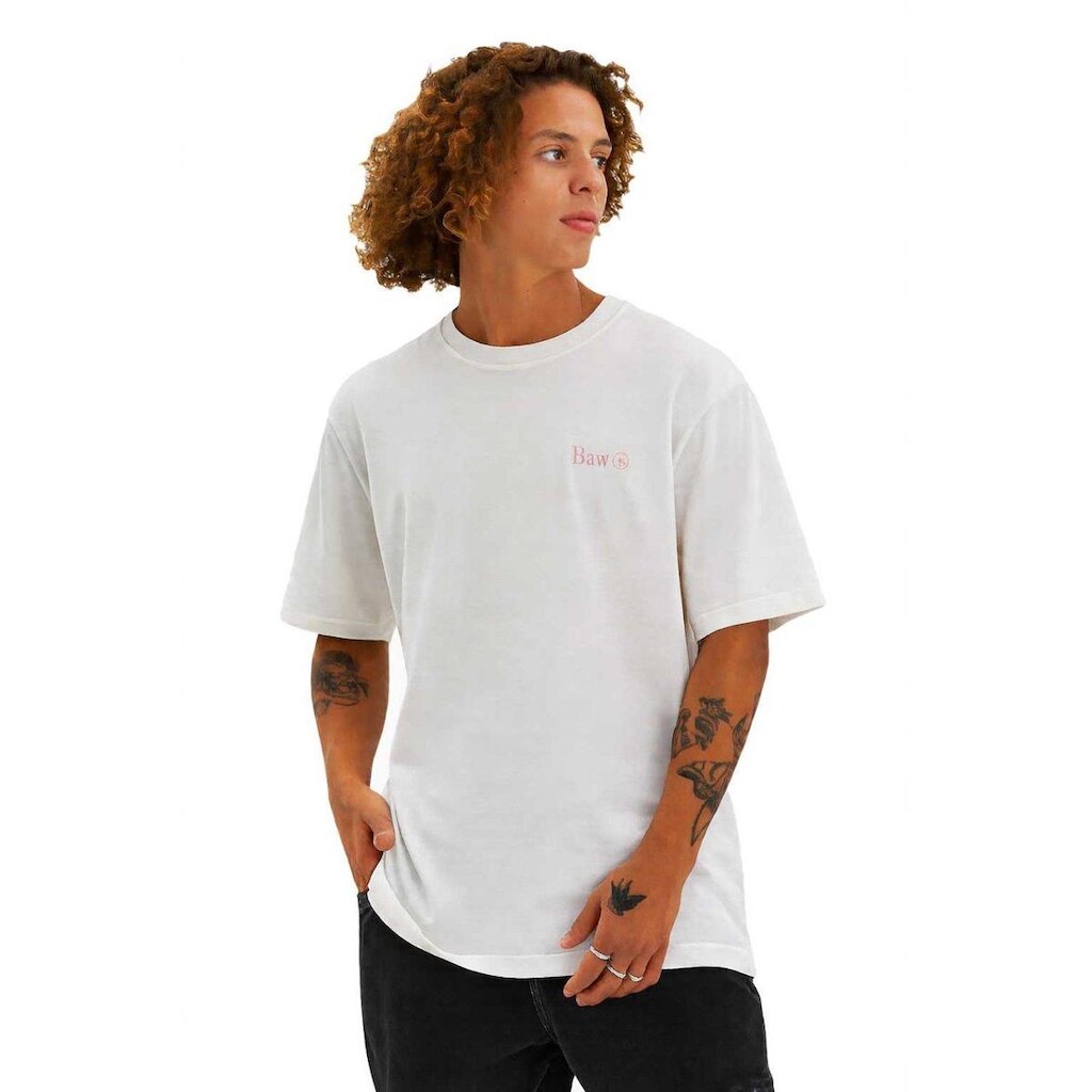 Camiseta Baw Manga Curta Regular We Love Off White