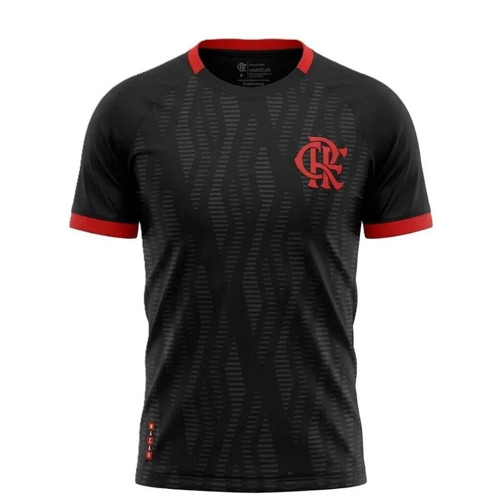 Camiseta Betel Flamengo Third Adulto Plus Size