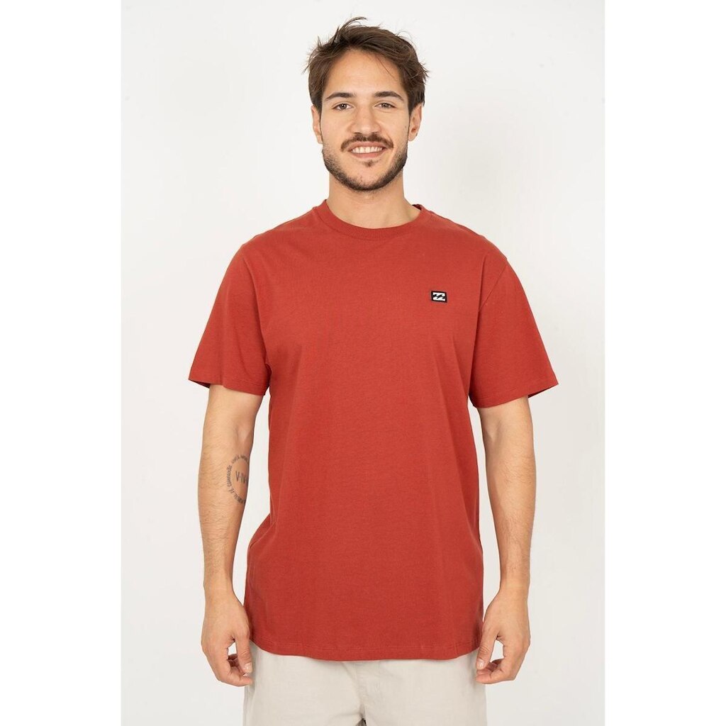 Camiseta Billabong B471A1107 Icon Patch - Vermelho