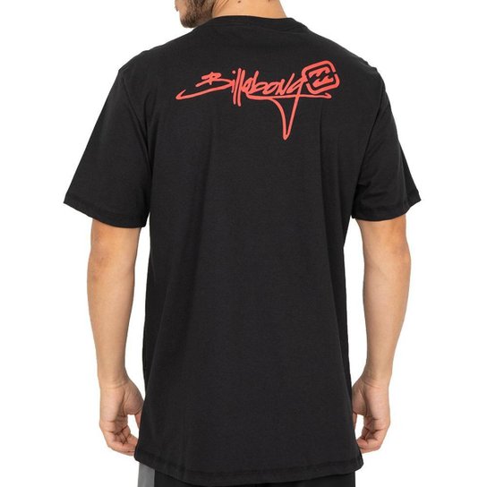 Camiseta Billabong Bracket Script SM26 Masculina