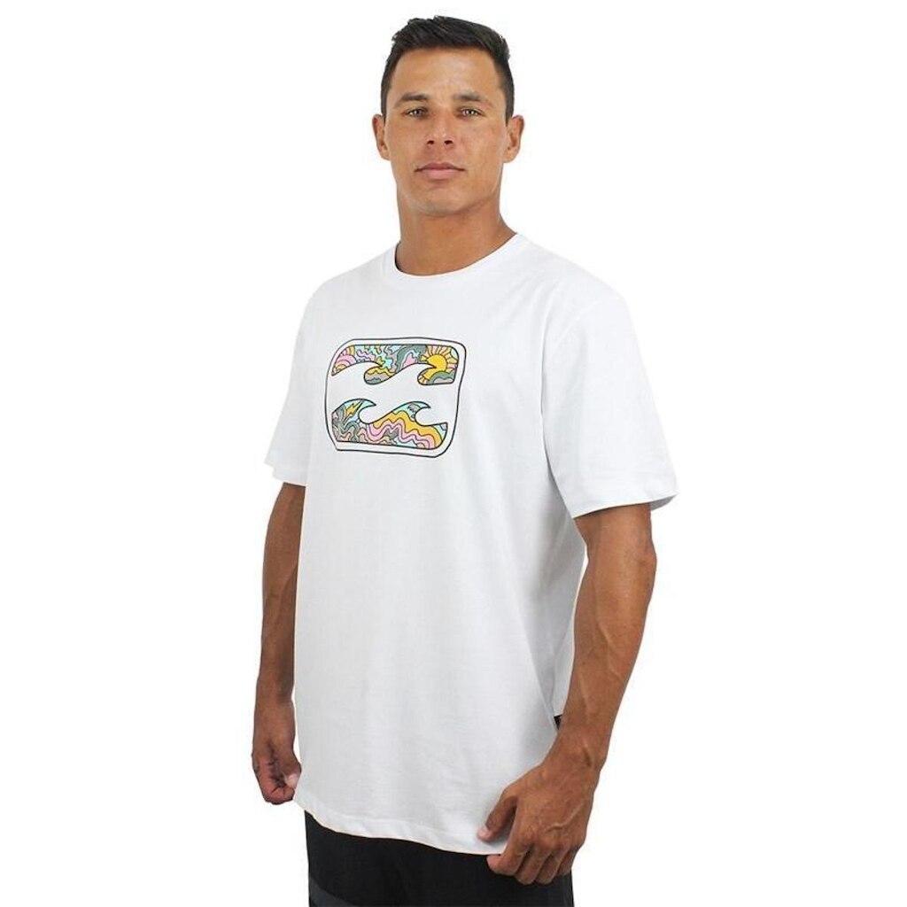 Camiseta Billabong Crayon Wave II White