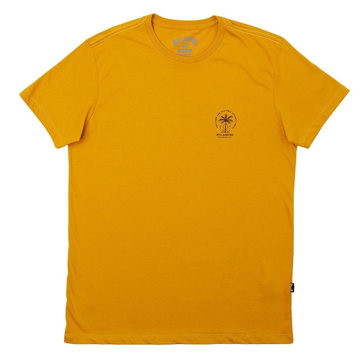 camiseta billabong amarela