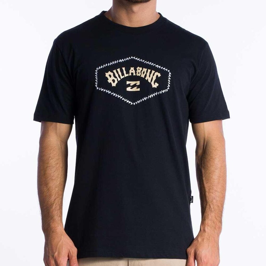 Camiseta Billabong Manga Curta Exit Arch Preta