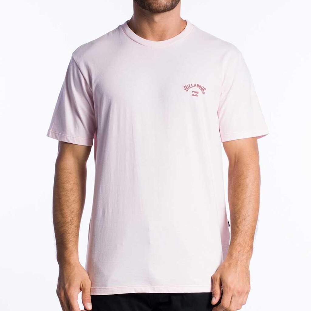 Camiseta Billabong Manga Curta Small Arch Emb - Rosa