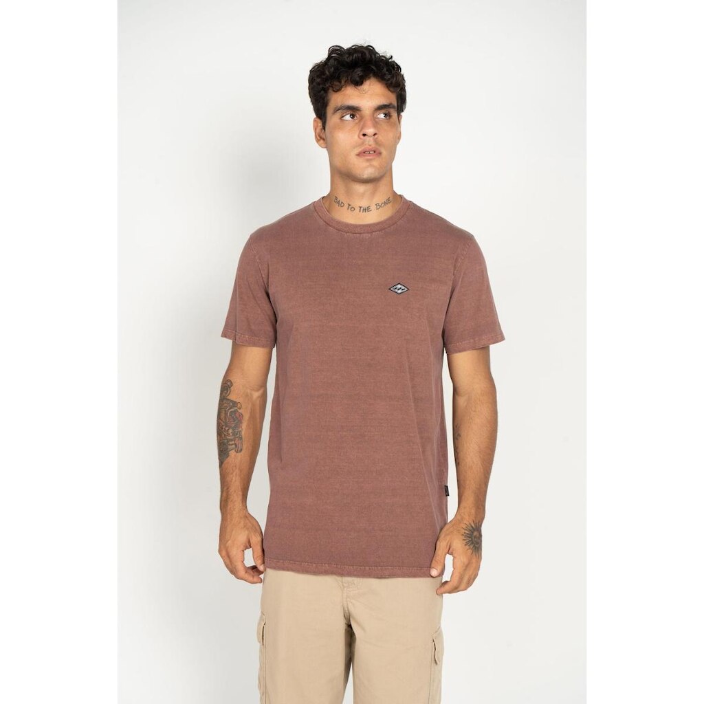 Camiseta Billabong M/C Essential Ii Ww Vinho-Vinho-P