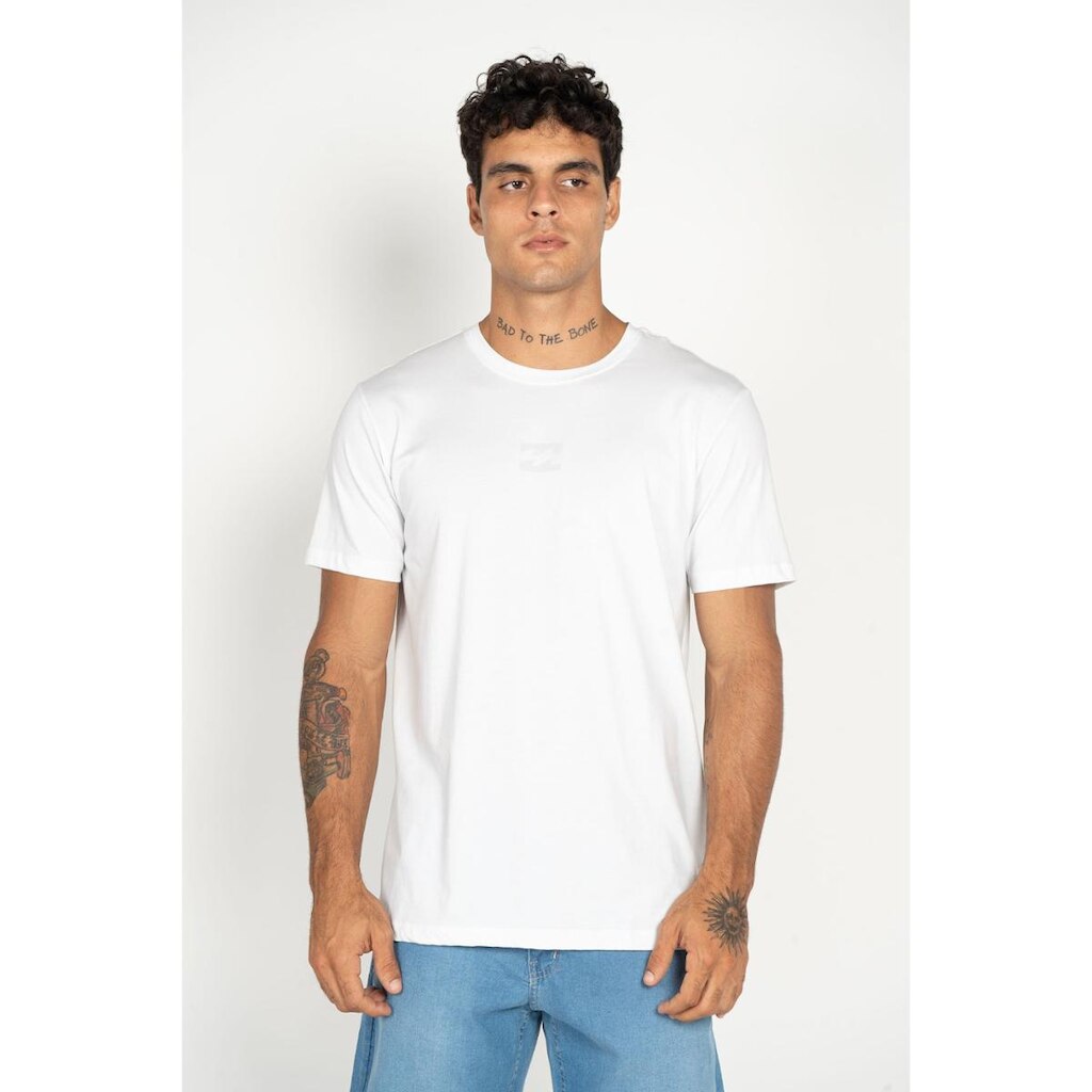 Camiseta Billabong M/C Icon Soft Branco-Branco-P