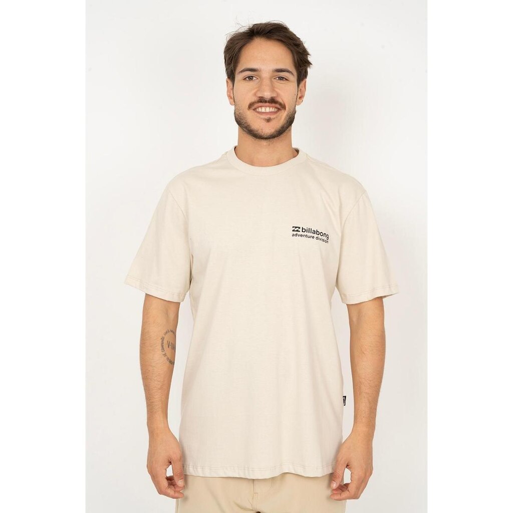 Camiseta Billabong M/C Making Tracks Areia-Areia-G