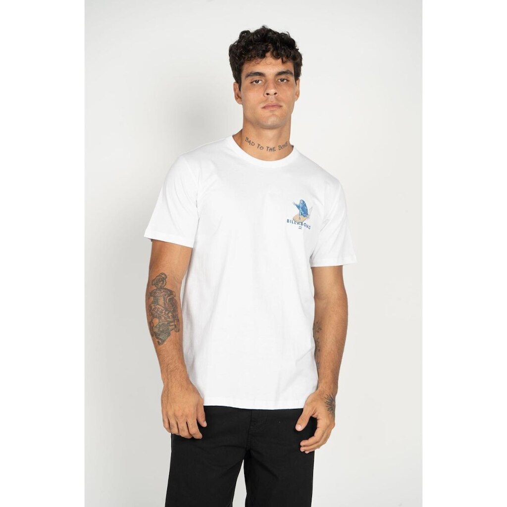 Camiseta Billabong M/C Olas Falsas Branco-Branco-P