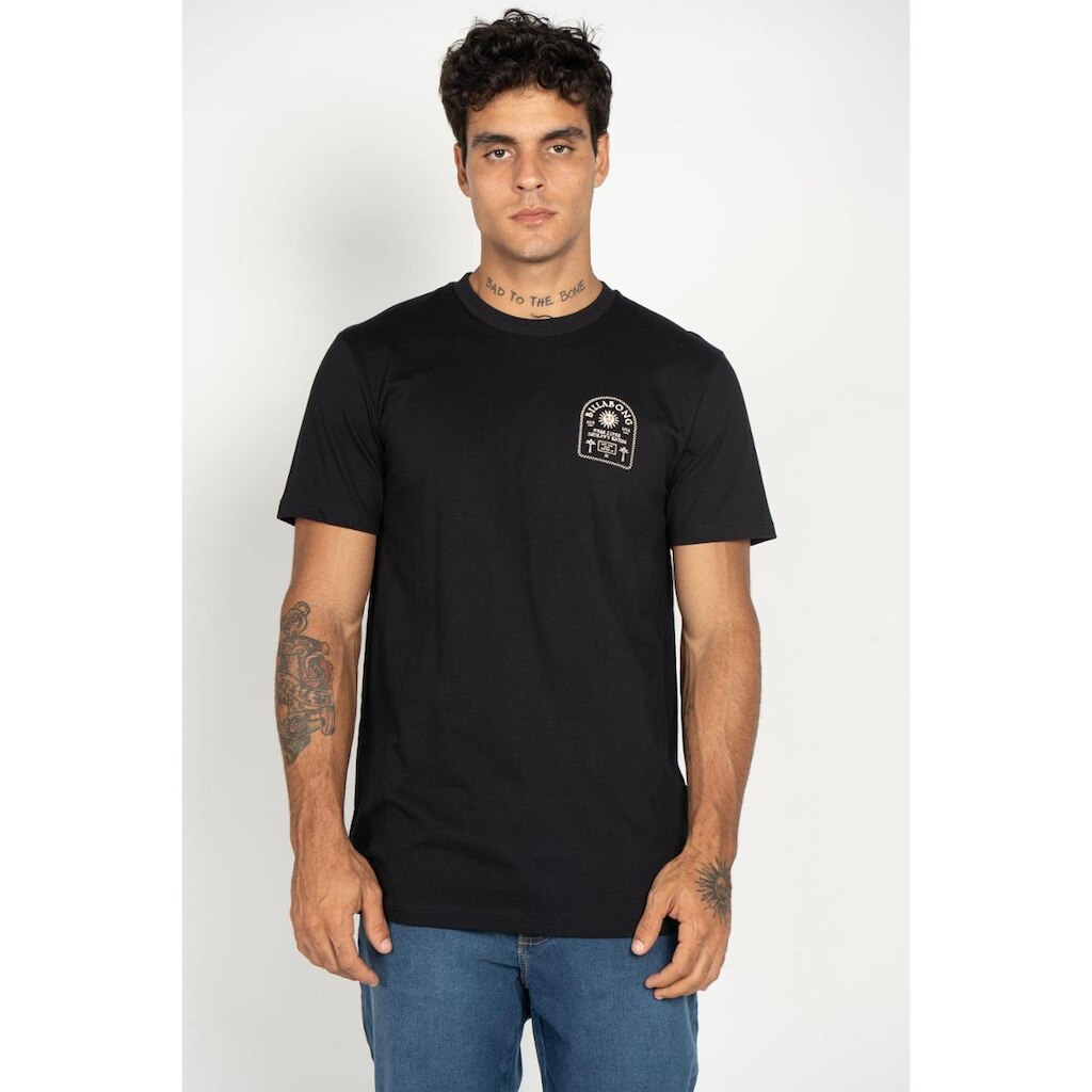 Camiseta Billabong M/C Portal Preto-Preto-P
