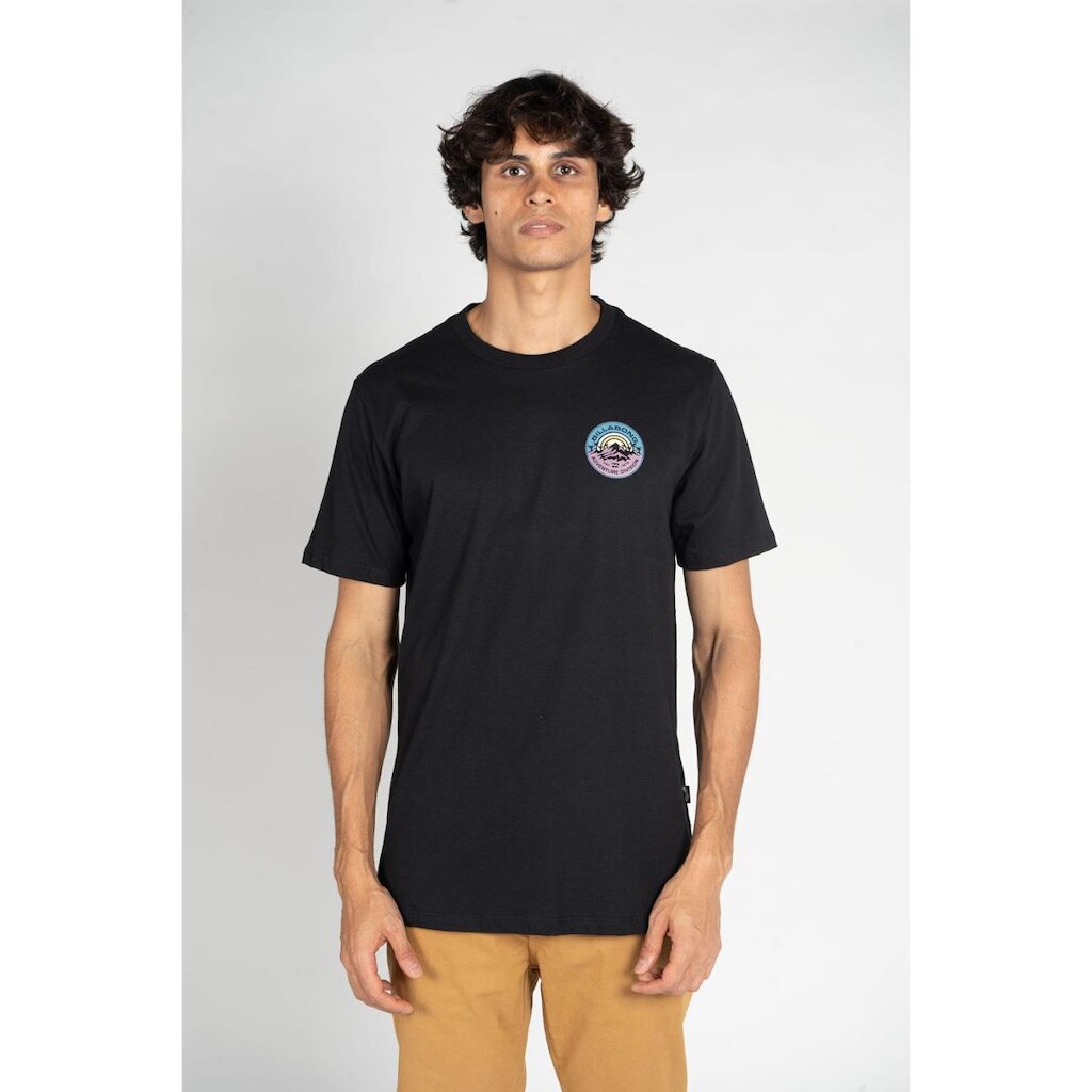 Camiseta Billabong M/C Rockies Preto-Preto-P
