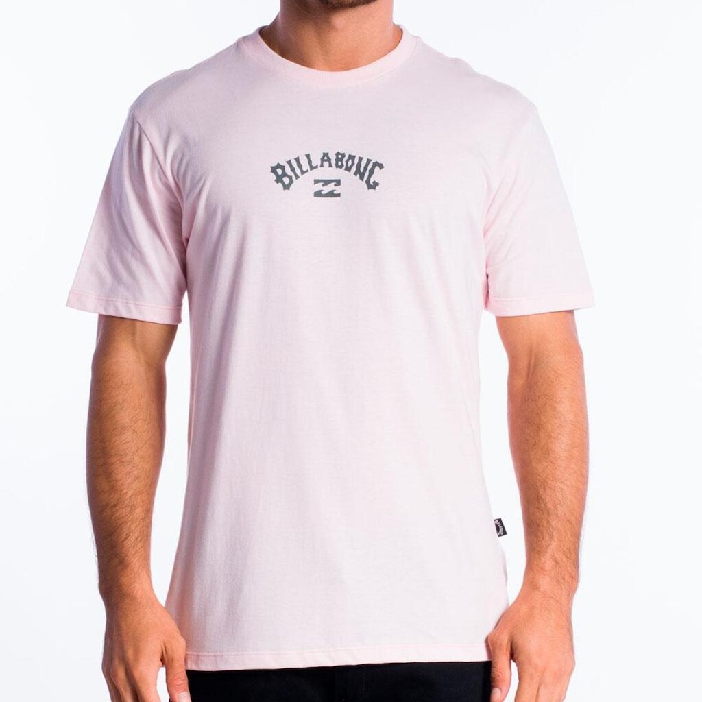 Camiseta Billabong Mid Arch - Rosa