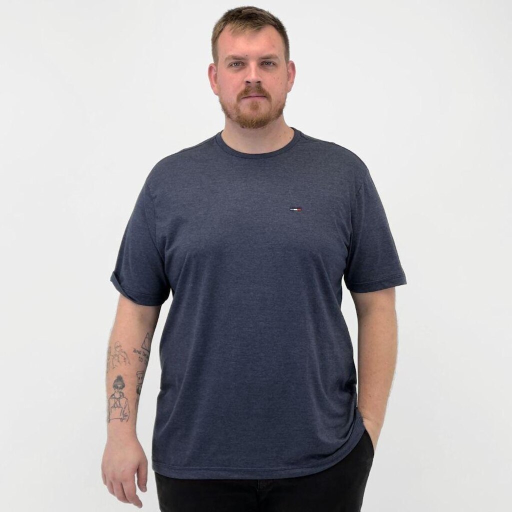 Camiseta Biogas Plus Size Básica Manga Curta Masculina