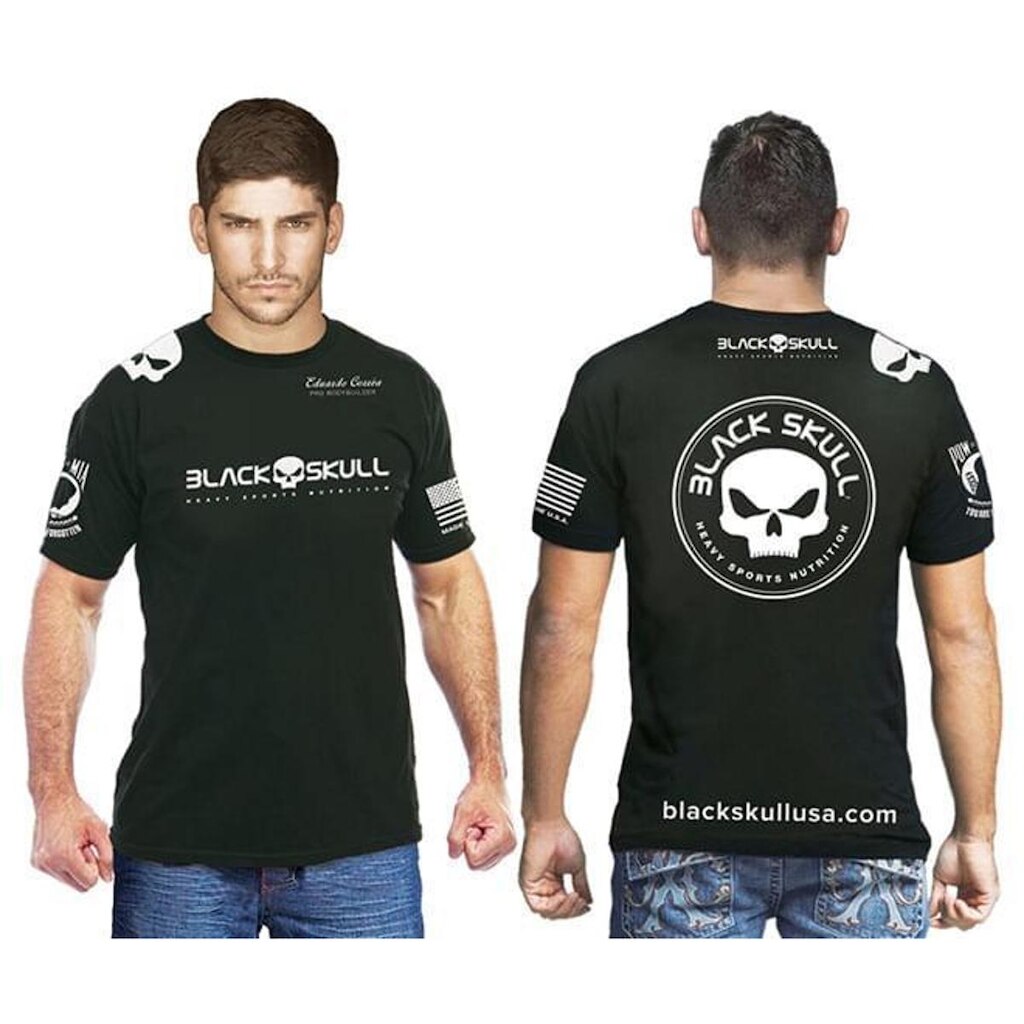 CAMISETA  BLACK SKULL