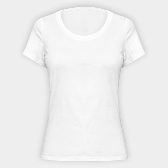 Camiseta Blanks Vasco Feminina - Branco Menor preço em Camiseta Blanks Vasco Feminina - Branco