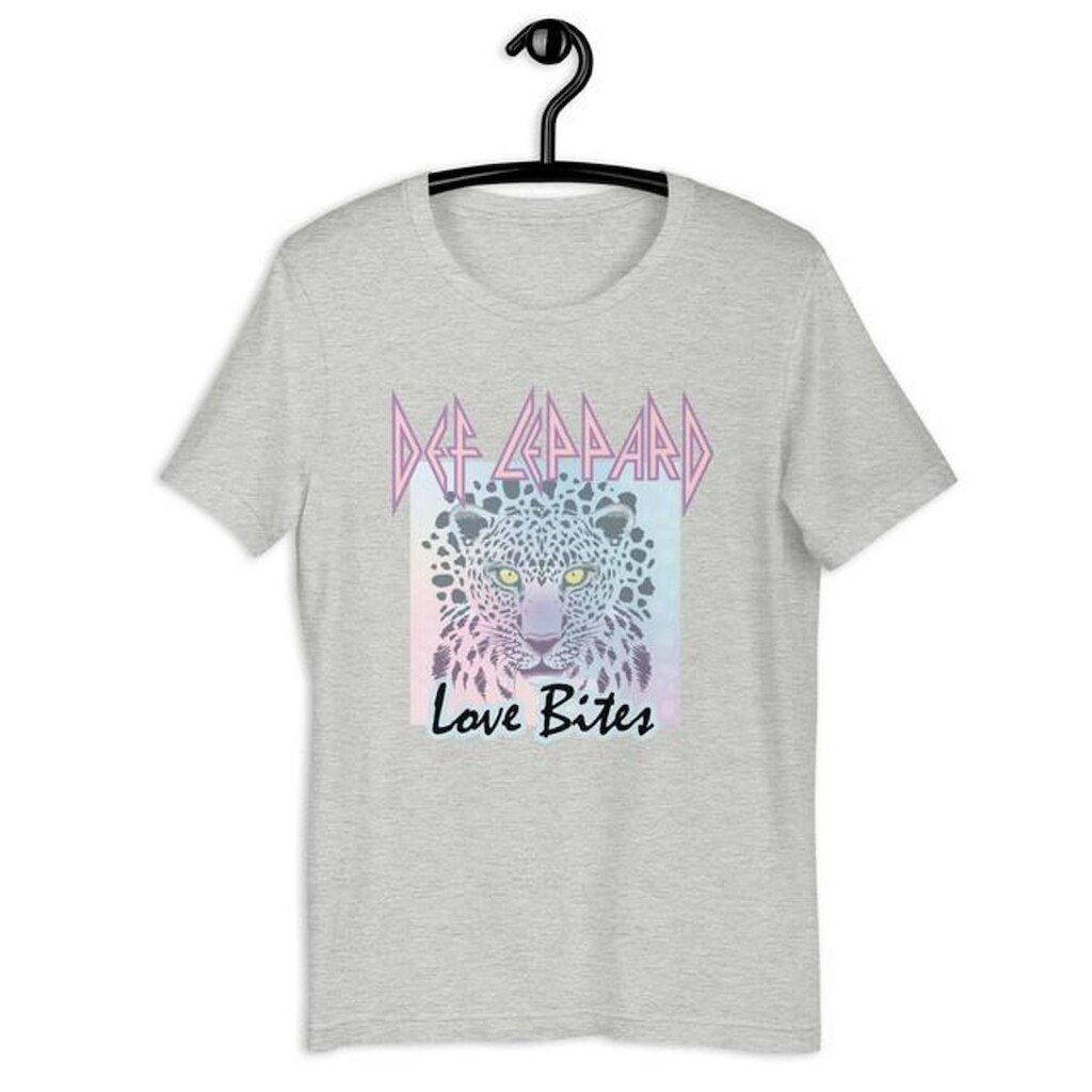 Camiseta Blusa Feminina Def Leppard Leopardo