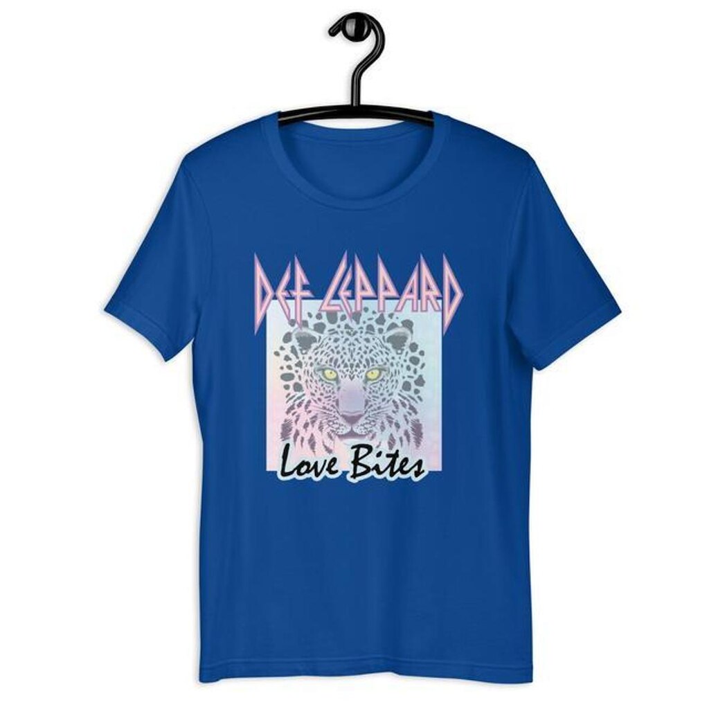 Camiseta Blusa Feminina Def Leppard Leopardo