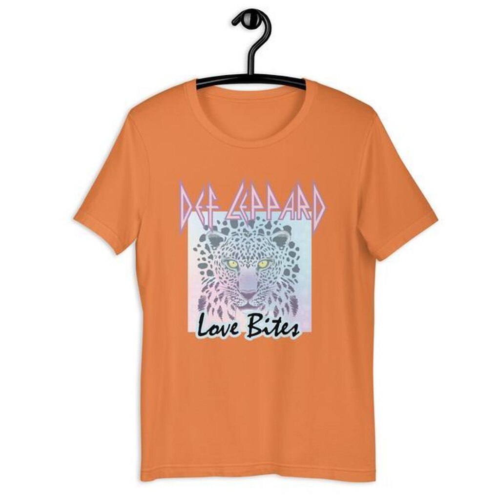 Camiseta Blusa Feminina Def Leppard Leopardo