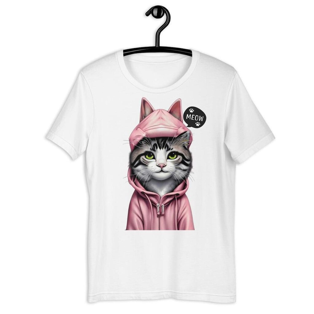 Camiseta Blusa Feminina Gata Meow