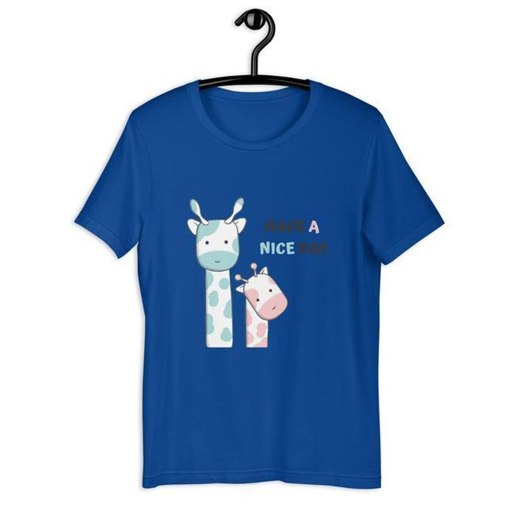 Camiseta Blusa Feminina Girafinhas Nice Day