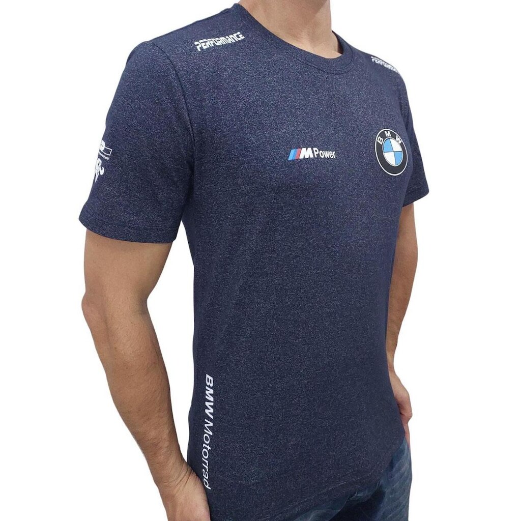 Camiseta Bmw Motorrad Azul Marinho - 426