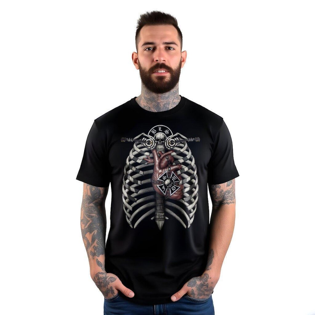 Camiseta Bomber Black Label Society - Estilo Rock Pesado