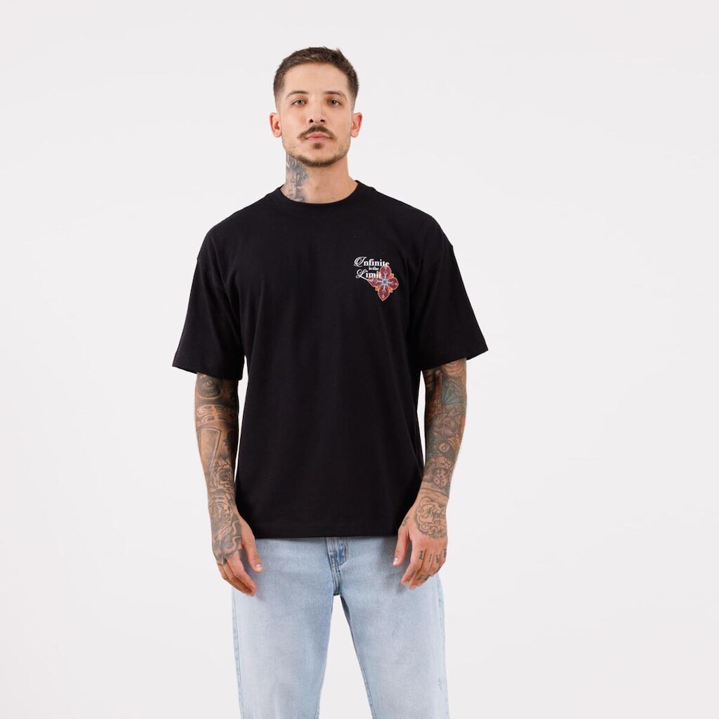 Camiseta Booq Oversized Box Infinite Journeys Masculino