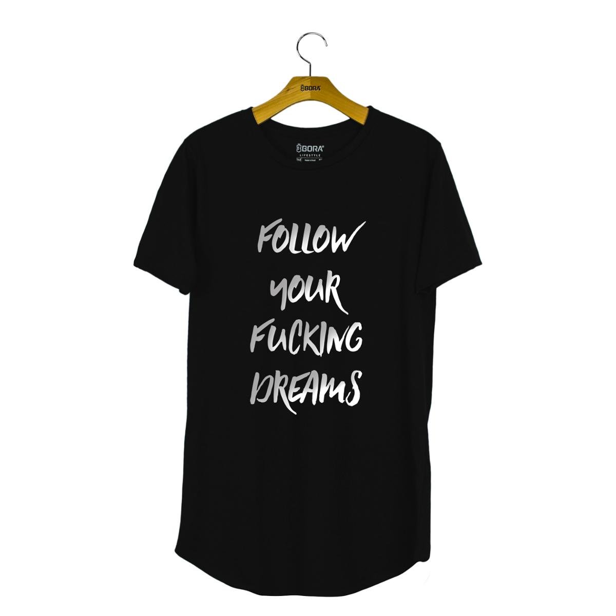 Camiseta Bora FYFD Masculina - Preto | Netshoes