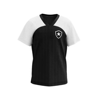 Camiseta Botafogo Vitória Unissex Preto Oficial Licenciada