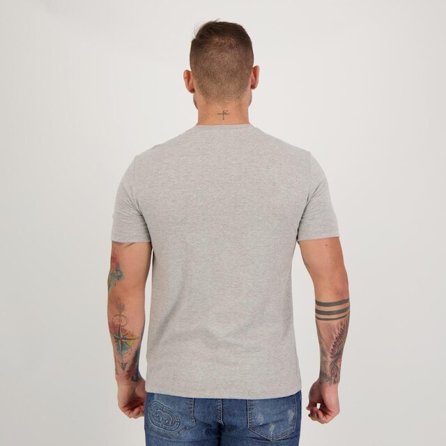 Camiseta Brasil Tropical Cinza