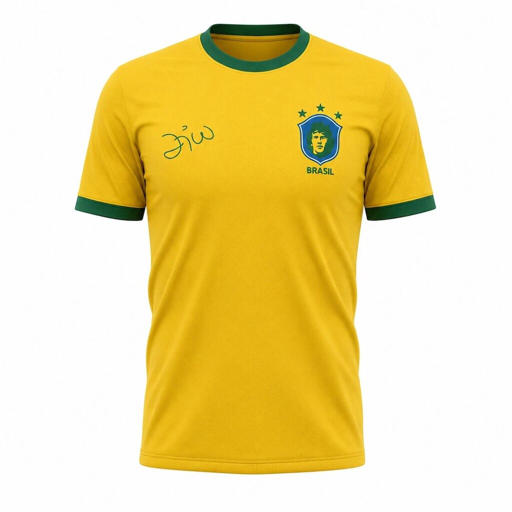 Camiseta Brasil Zico Galinho Masculina
