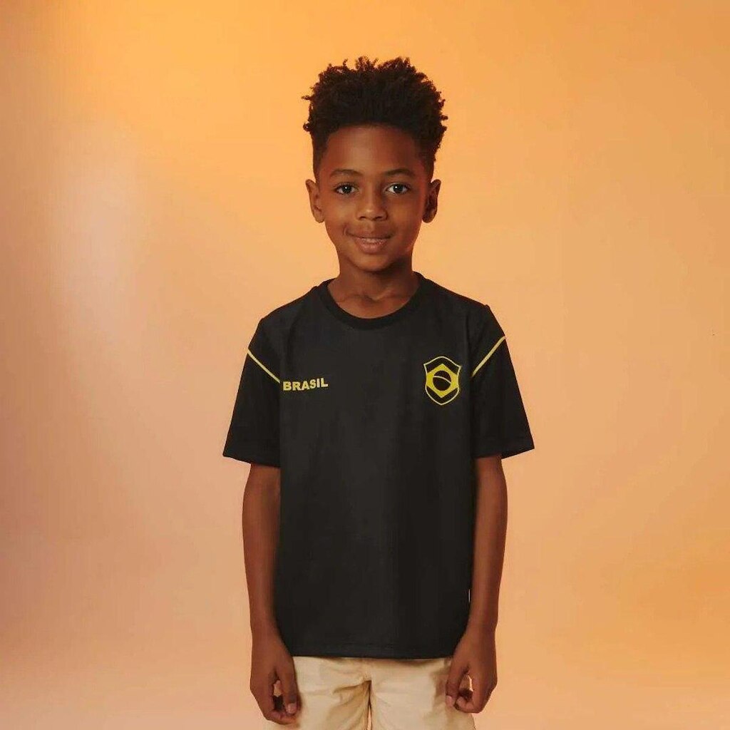 Camiseta Braziline Brasil Basica Vale Infantil