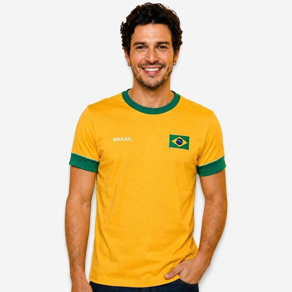 Camiseta Braziline Brasil Saga Masculina