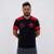 Camiseta Braziline Flamengo Nova Zico Retrô - Masculino - Vermelho+Preto