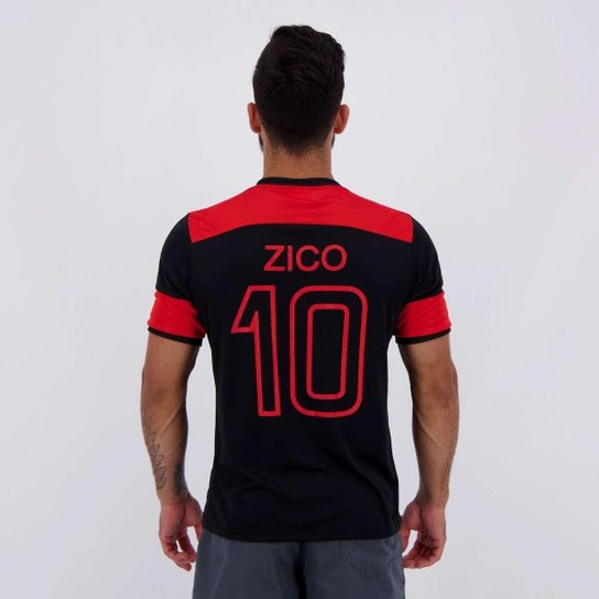 Camiseta Braziline Flamengo Nova Zico Retrô - Masculino