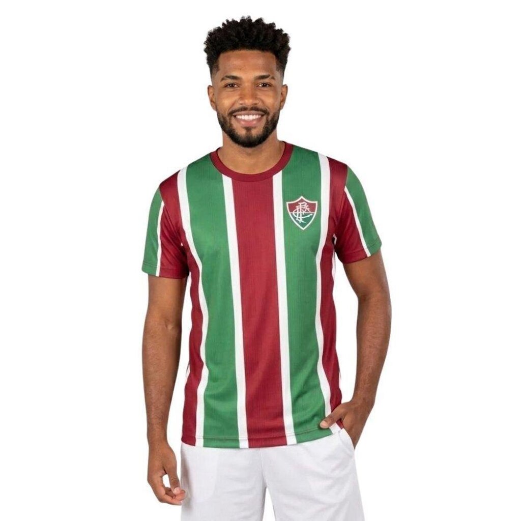 Camiseta Braziline Fluminense Somar Masculina