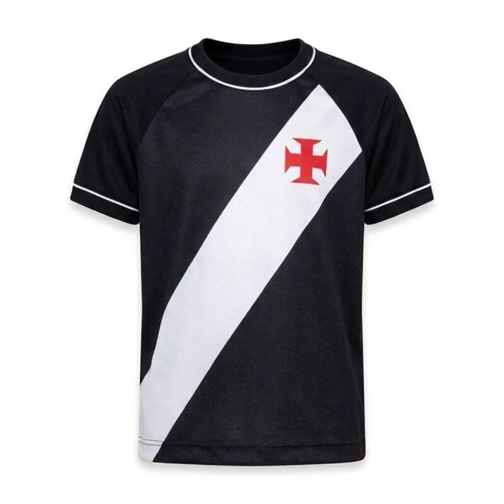 Camiseta Braziline Vasco Sou - Infantil - Preto
