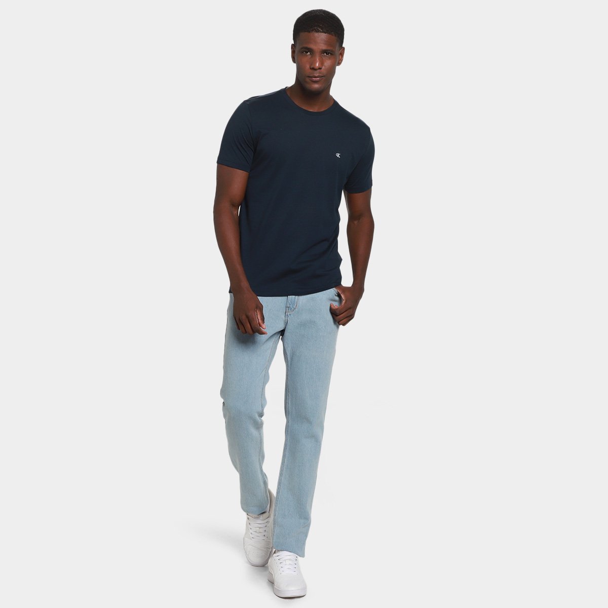 Camiseta Calvin Klein Bordado Masculina - 3