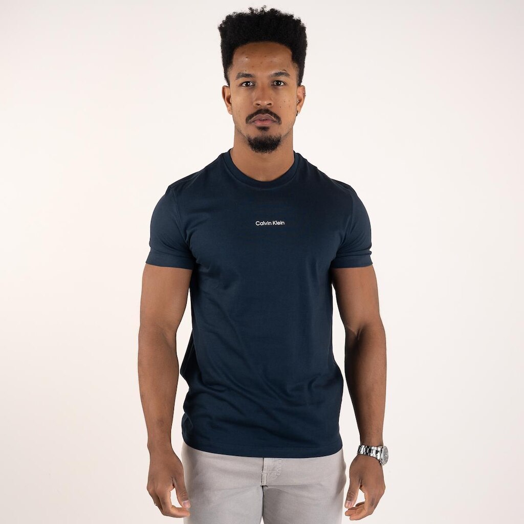 Camiseta Calvin Klein Flamê Azul Marinho