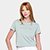 Camiseta Calvin Klein Hero Orgânica Feminina - Verde claro