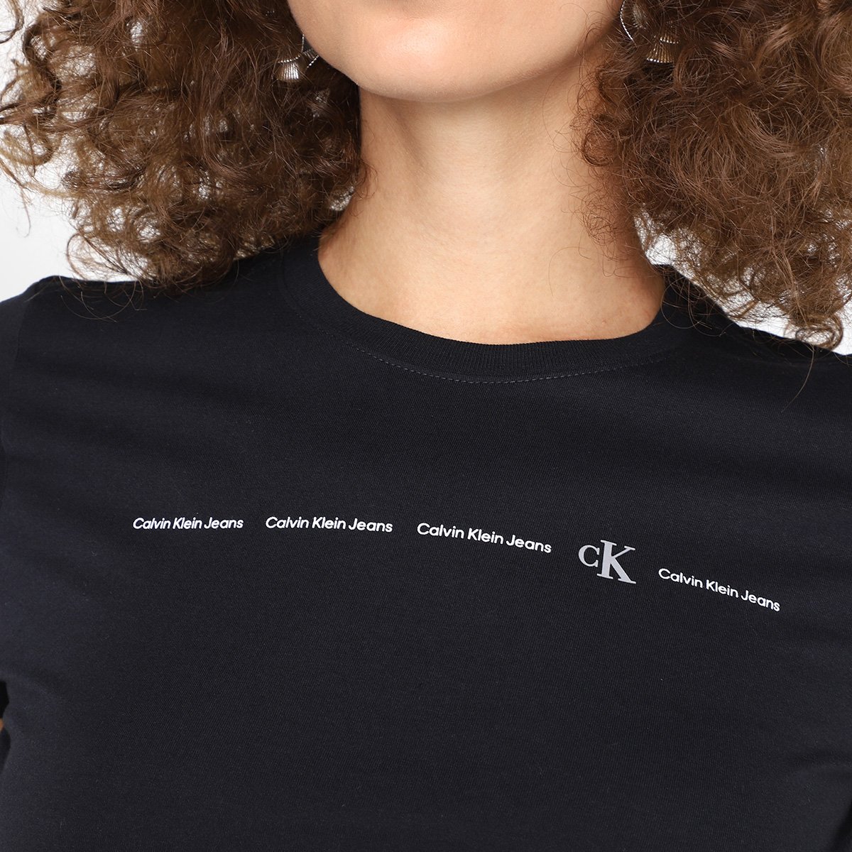 Camiseta Calvin Klein Logo Feminina - 2
