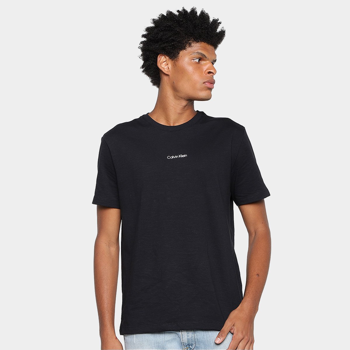 Camiseta Calvin Klein Logo Masculina Menor preço em Camiseta Calvin Klein Logo Masculina