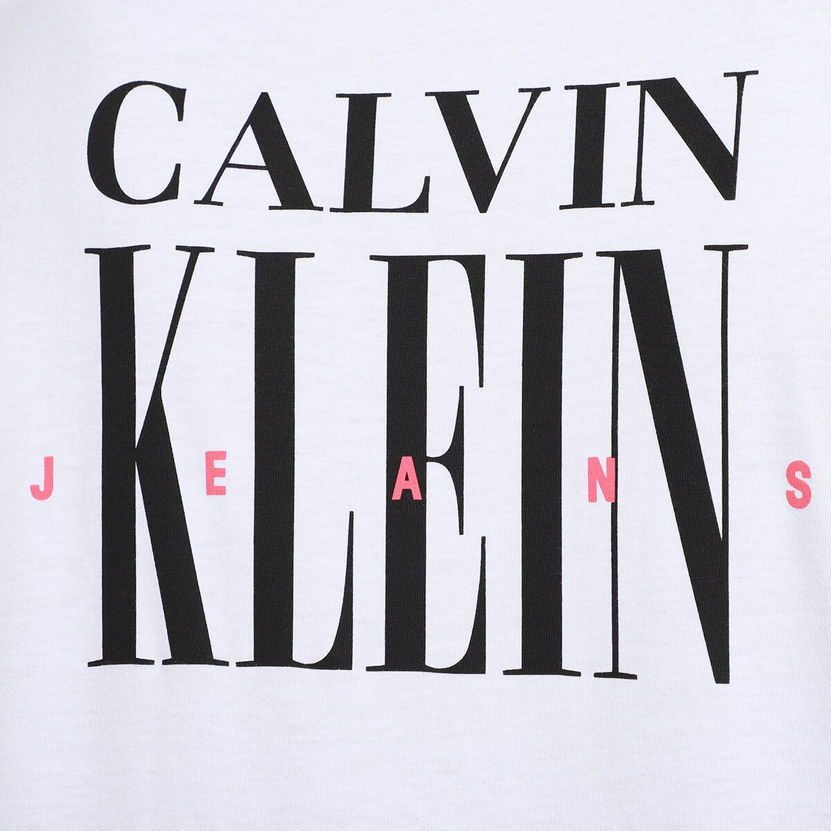 Camiseta Calvin Klein Logo Serif Font Masculino - 3