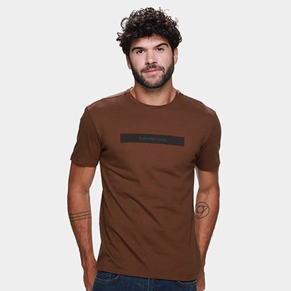 Camiseta Calvin Klein Logo Sport Masculina - Masculino