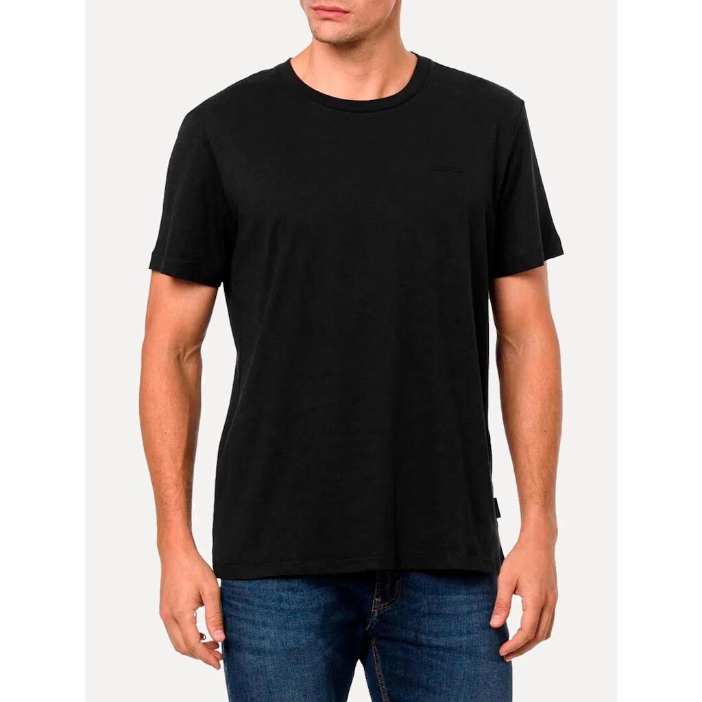 Camiseta Calvin Klein Masculina Solid Liquid Touch Preta
