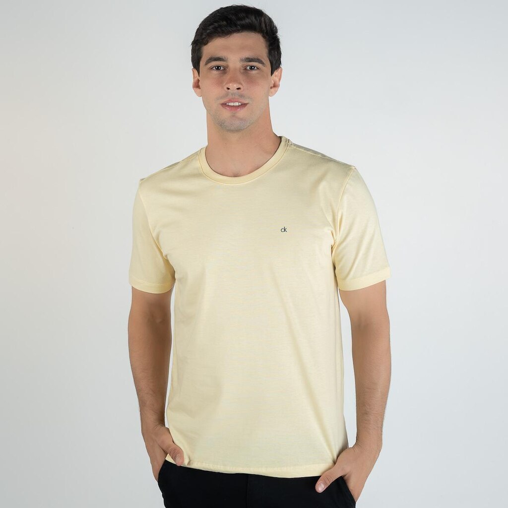 Camiseta Calvin Klein Minimalist Amarela