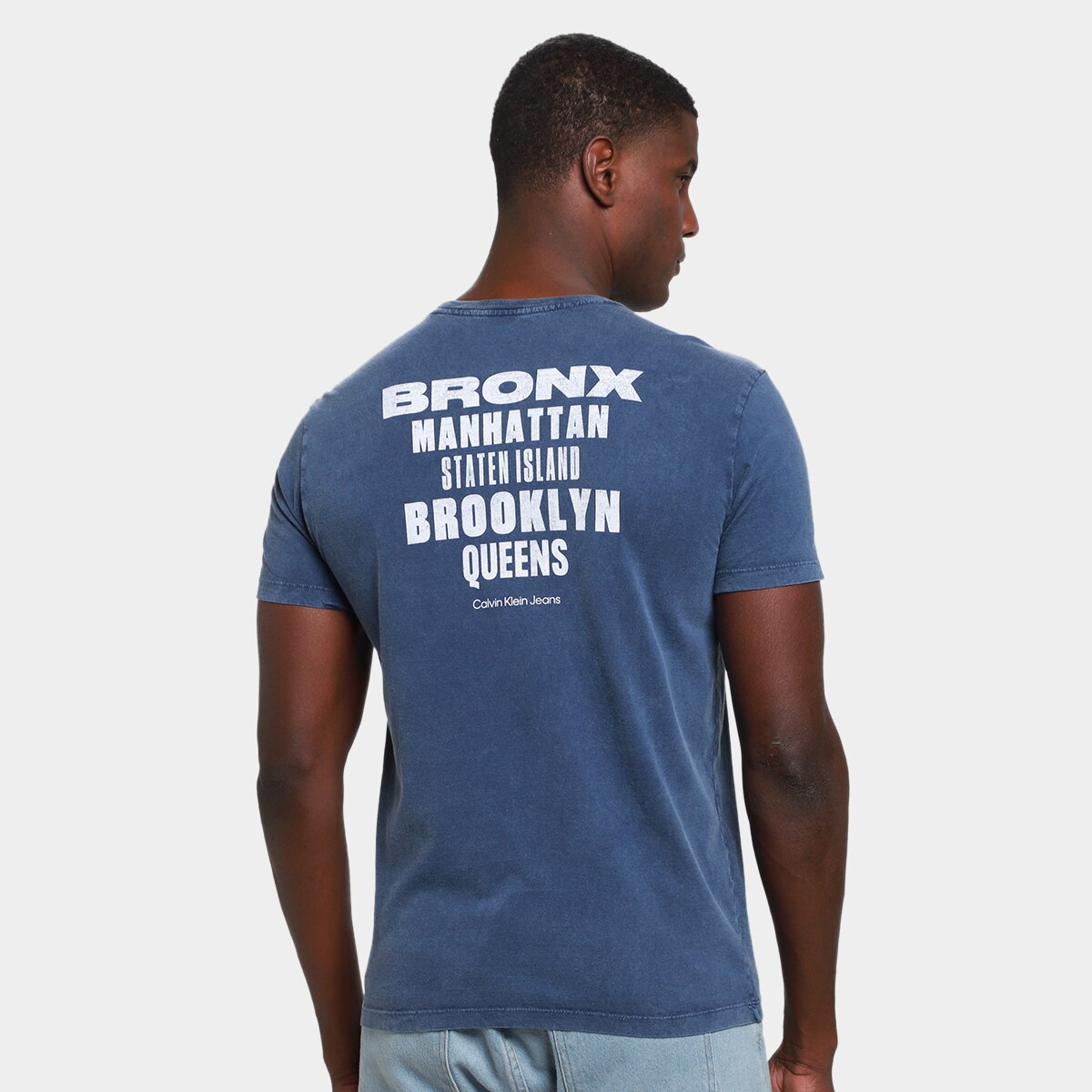 Camiseta Calvin Klein Neighborhoods Back Masculina - 1