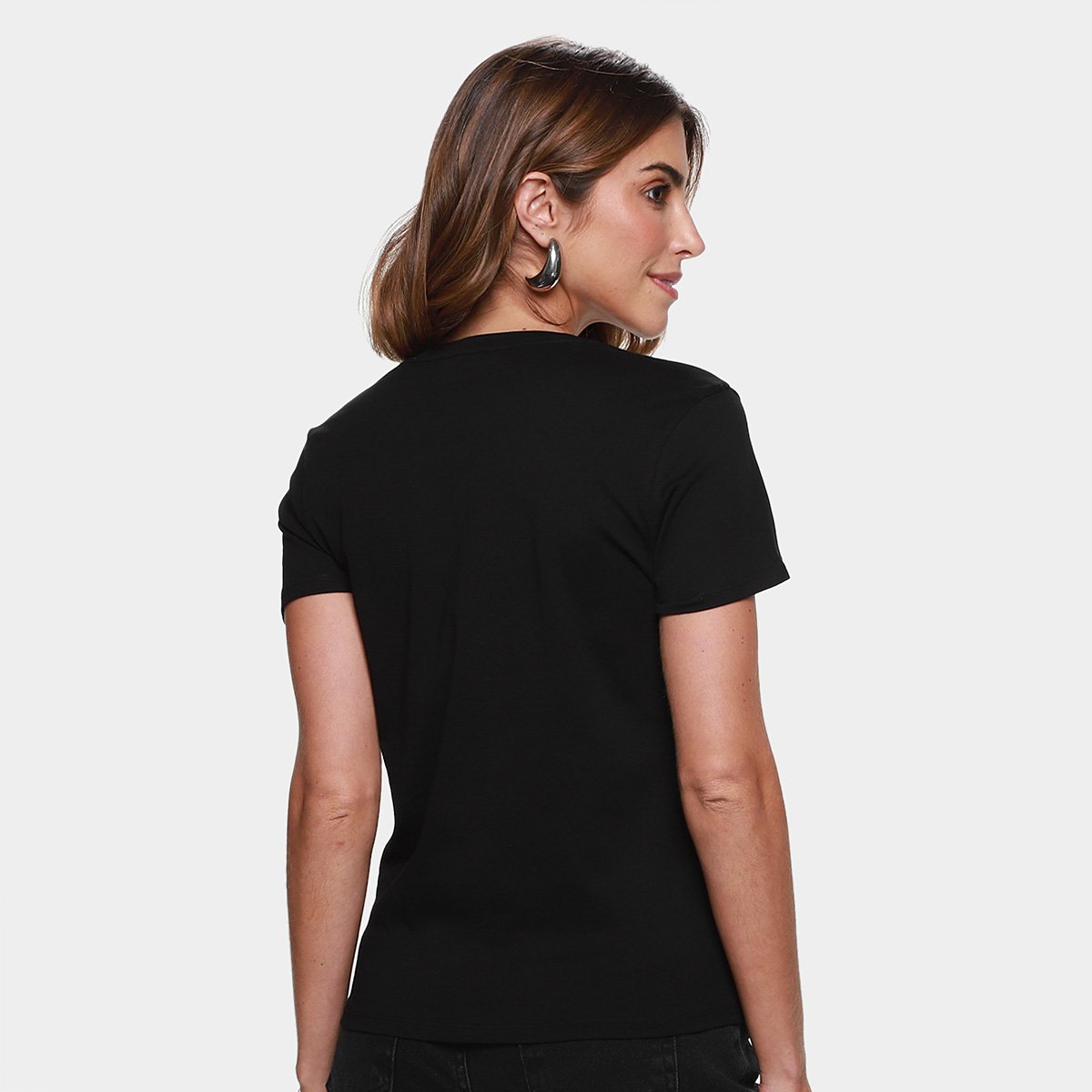 Camiseta Calvin Klein Rubber Patch Feminina - 1