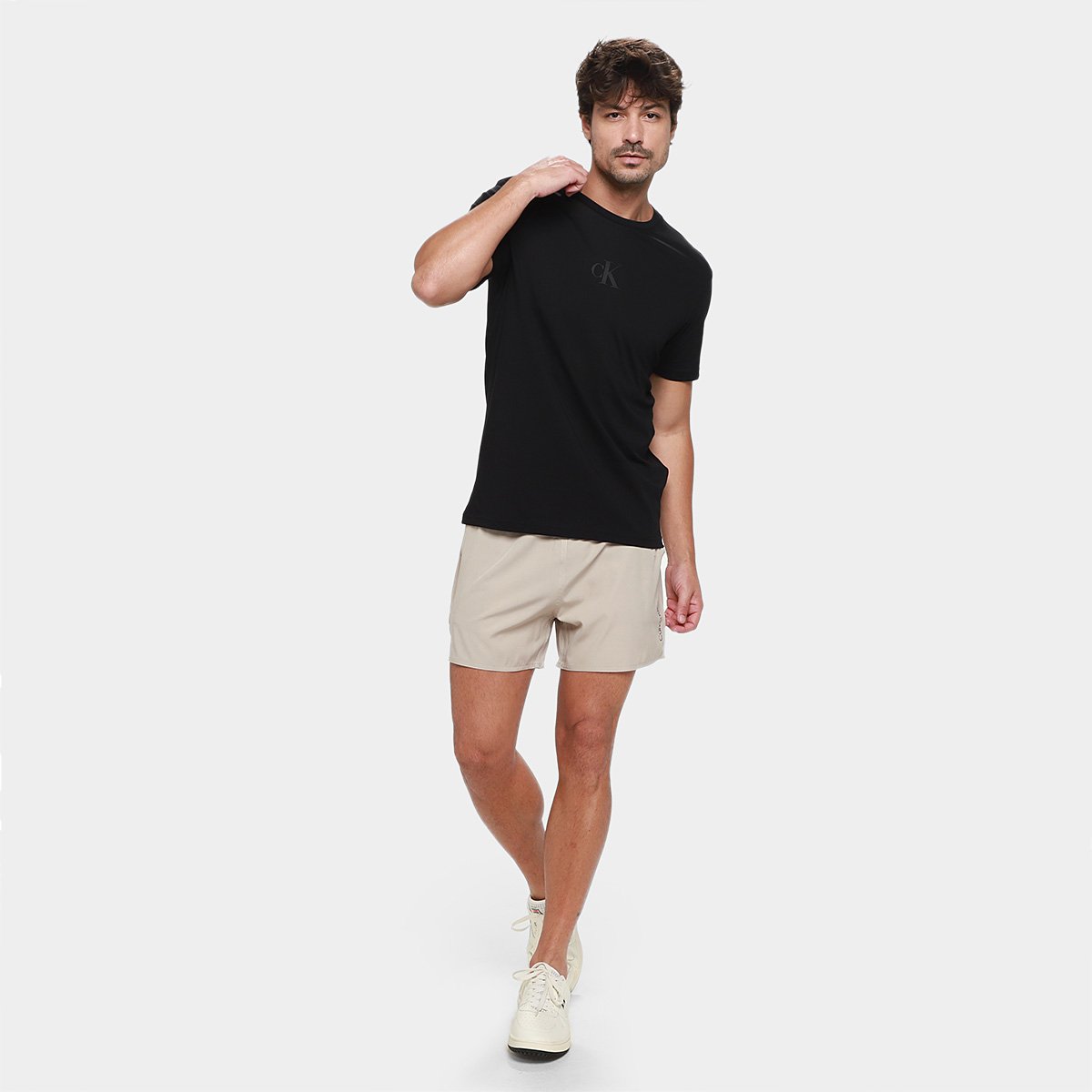 Camiseta Calvin Klein Rubber Patch Masculina - 3
