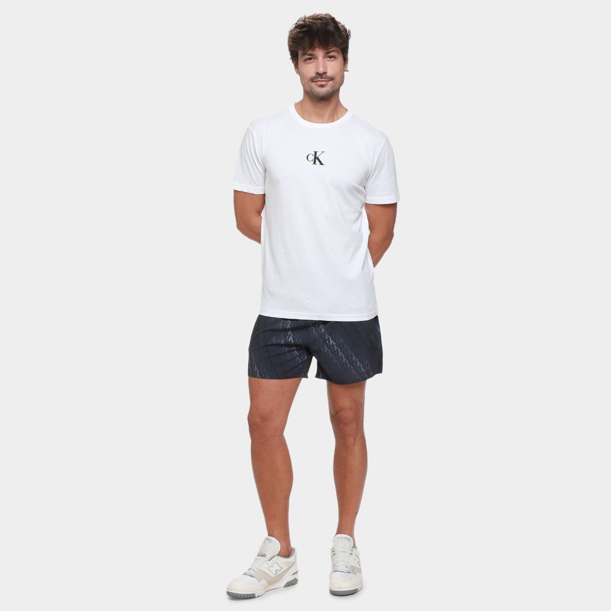 Camiseta Calvin Klein Rubber Patch Masculina - 3
